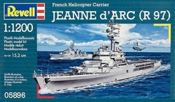 1/1200 FRENCH HELICOPTER CARRIER JEANNE D'ARC R97
