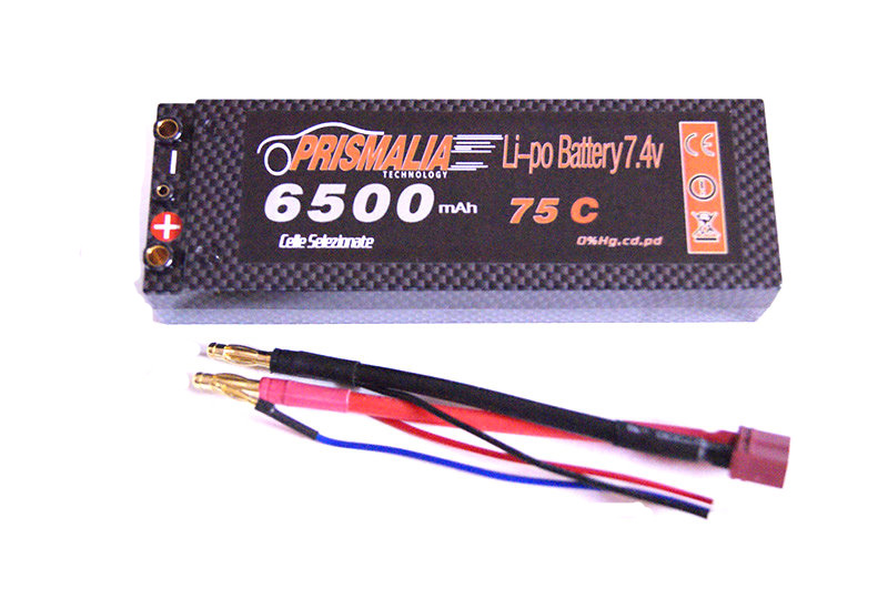 BATTERIA LIPO T.4V 6500 MAH 75 C HARD CASE