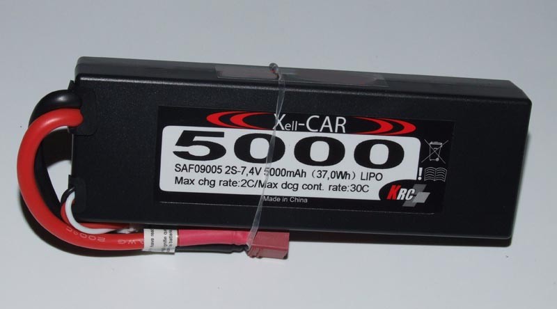 LiPo Xell-Car 7.4V 5000MAH 30C