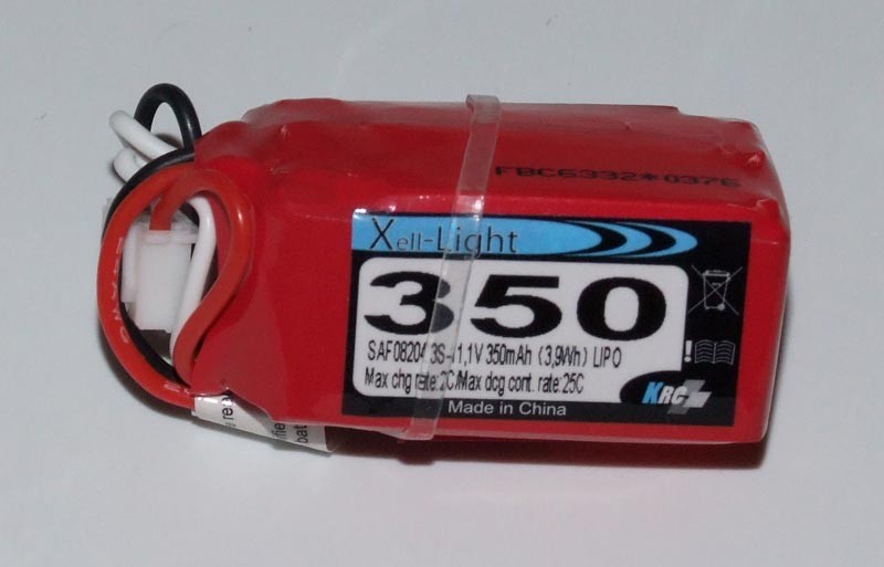 Lipo Xell-Light 11.1V 350MAH 3S 25C