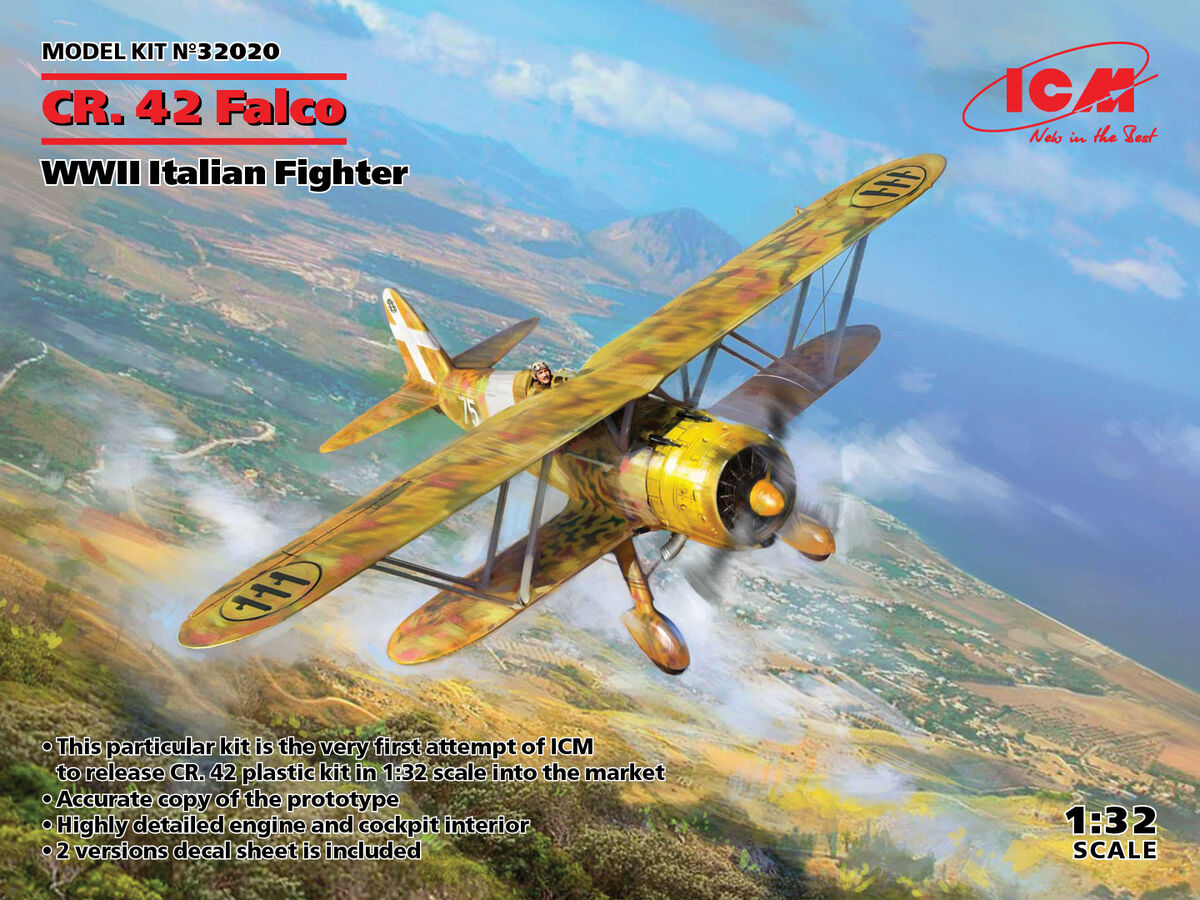1/32 CR. 42 FALCO WWII ITALIAN FIGHTER
