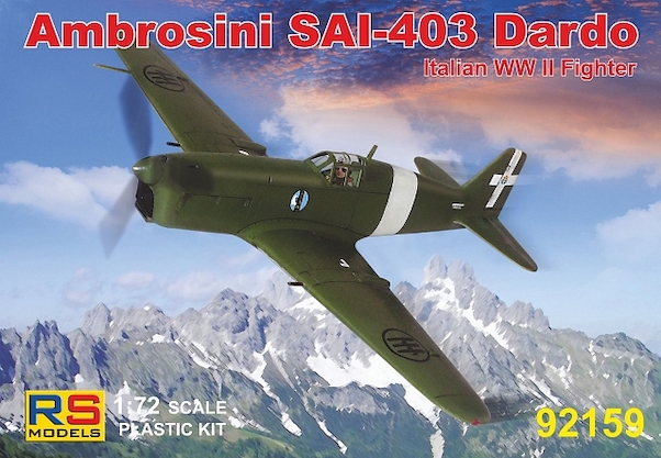 1/72 Ambrosini SAI 403 Dardo (RS Models 92159)