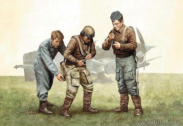 1/32 Pilots of the Luftwaffe WW2 era (Masterbox mb3202)