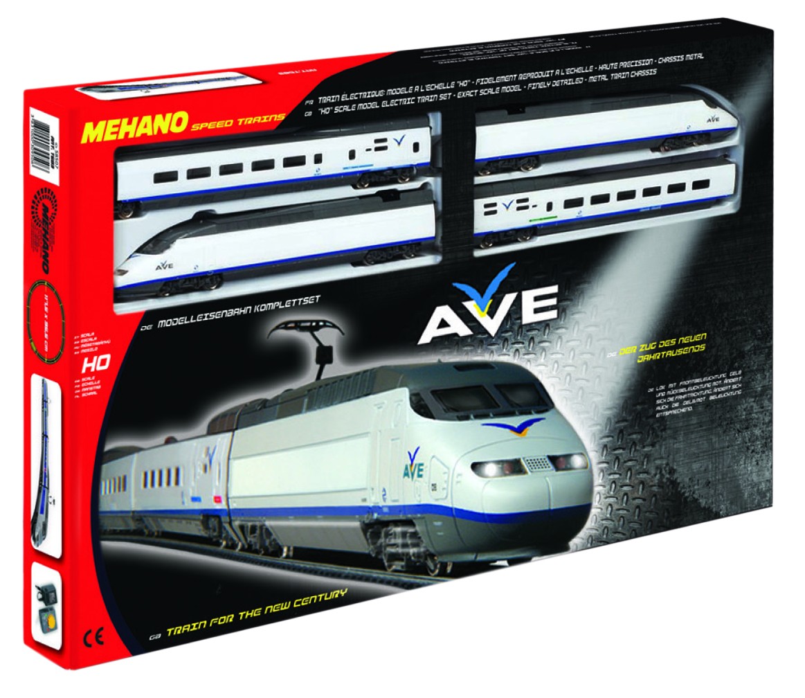 AVE HO Scale Model Electric train set.