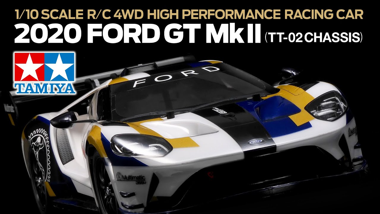 1/10 rc FORD GT MKII TT-02 +