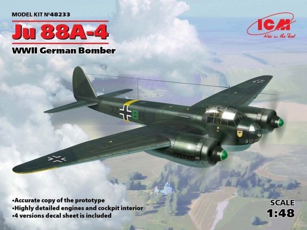 1/48 Ju 88A-4, WWII Axis Bomber
