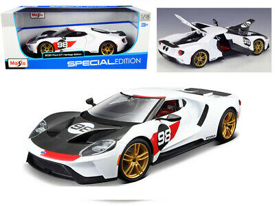 1/18 Ford GT2021 Ford Heritage white/black