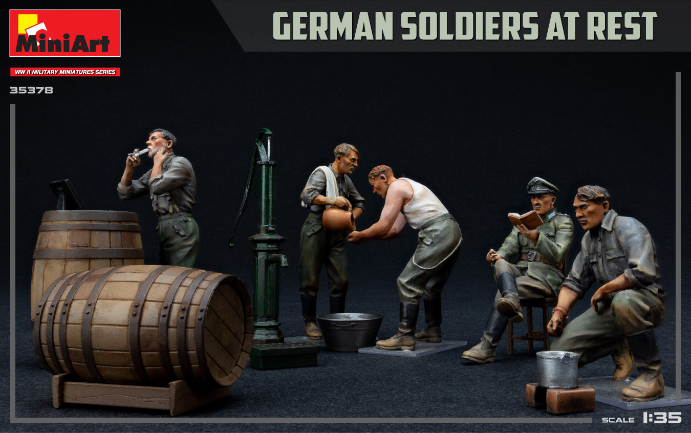 1/35 German Soldiers at Rest Special Edition