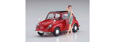 1/24 Subaru 360 Young-SS with 60's Girl's Figure
