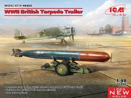 1/48 WWII British Torpedo Trailer (100% new molds)