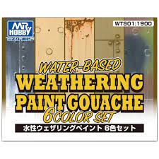 *Water-based Weathering Paint Gouache BASIC WHITE (2