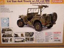 1/6 1/4-Ton 4x4 Truck w/M2 .50-cal Machine Gun