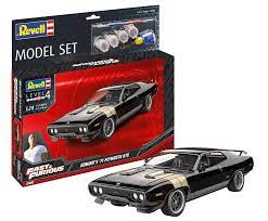 1/24 Model Set Fast & Furious - Dominic's 1971 Plymouth