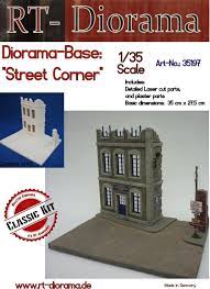 1/35 Diorama-Base: Street Corner [