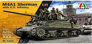 1/35 M4A1 Sherman with U.S. Infantry