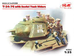 1/35 T-34-76 with Soviet Tank Riders