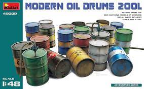 1/48 Modern Oil Drums (200l