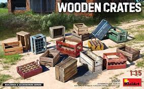 1/35 Wooden Crates