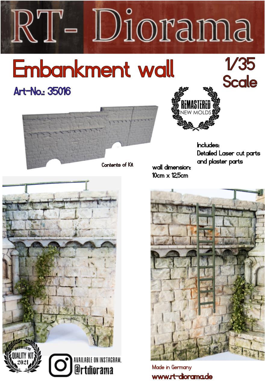1/35 Embankment Wall [Standard]