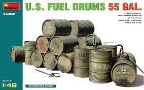 1/48 U.S. Fuel Drums 55 Gal.