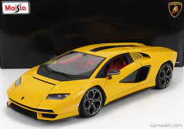 1/18 Lamborghini Countach Lpi 800-4 2021 - Yellow