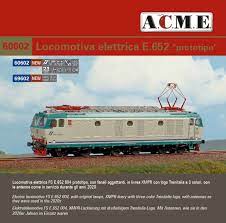 Locomotiva E652 004 prototipo - Sound - livrea XMPR Epoca VI