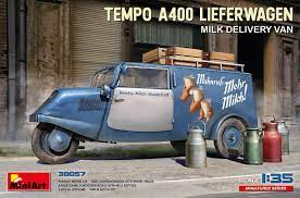 1/35 Tempo A400 Lieferwagen. Milk Delivery Van