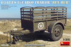 1/35 G-518 US 1t Cargo Trailer Ben Hur