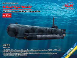 1/72 U-Boat Type 'Molch', WWII German Midget Subma