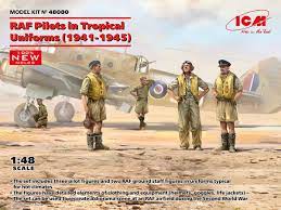 1/48 RAF Pilots in Tropical Uniforms (1941-1945) (100%