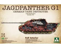 Takom - 1/35 Jagdpanther G1 Late Production Full Interi