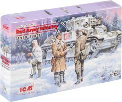 1/35 Red Army Infantry (1939-1942) (3 figures - officer