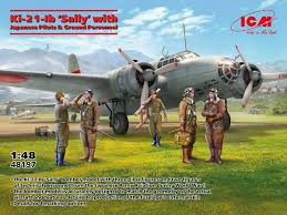 1/48 Ki-21-Ib 'Sally' with Japanese Pilots and Ground Pers