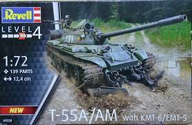 1/72 T-55A/AM with KMT-6/EMT-5