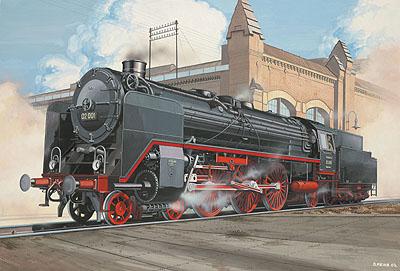 1/87 Express locomotive BR 02 & Tender 2'2'T30