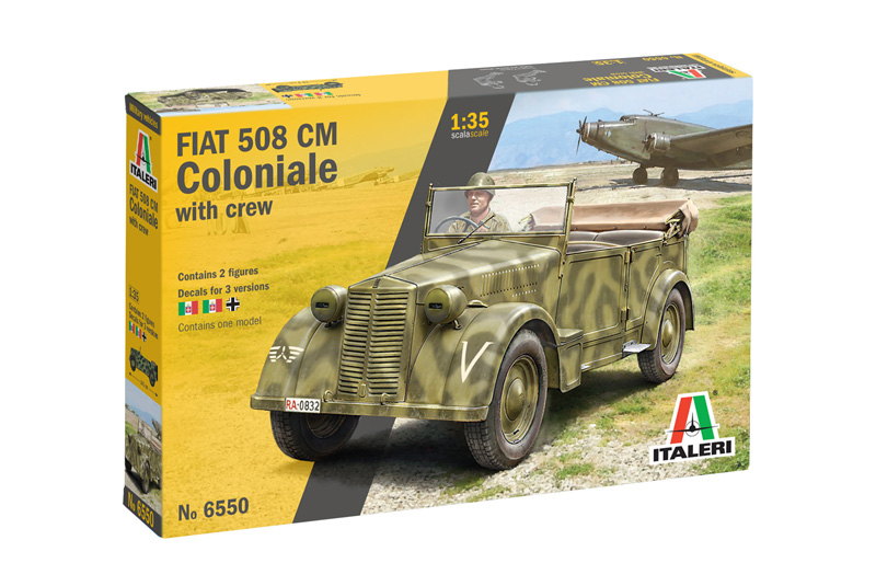 1/35 Fiat 508 CM Coloniale with Crew