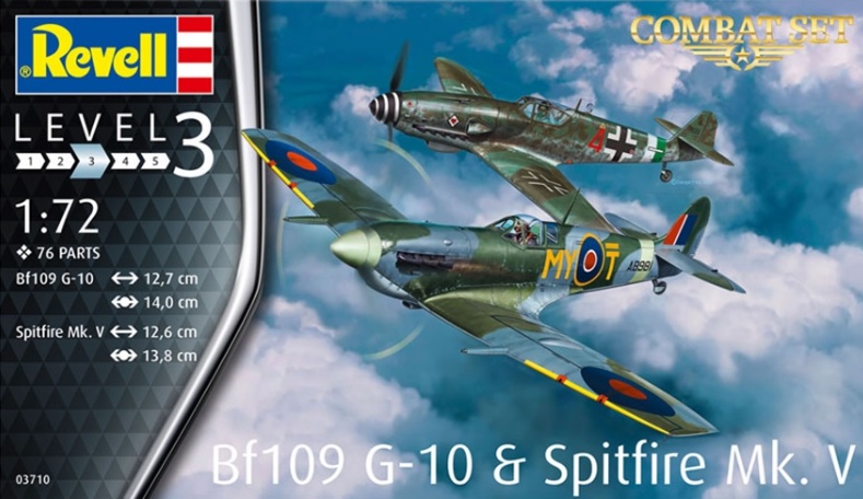 1/72 Combat Set: Bf109G-10 & Sp