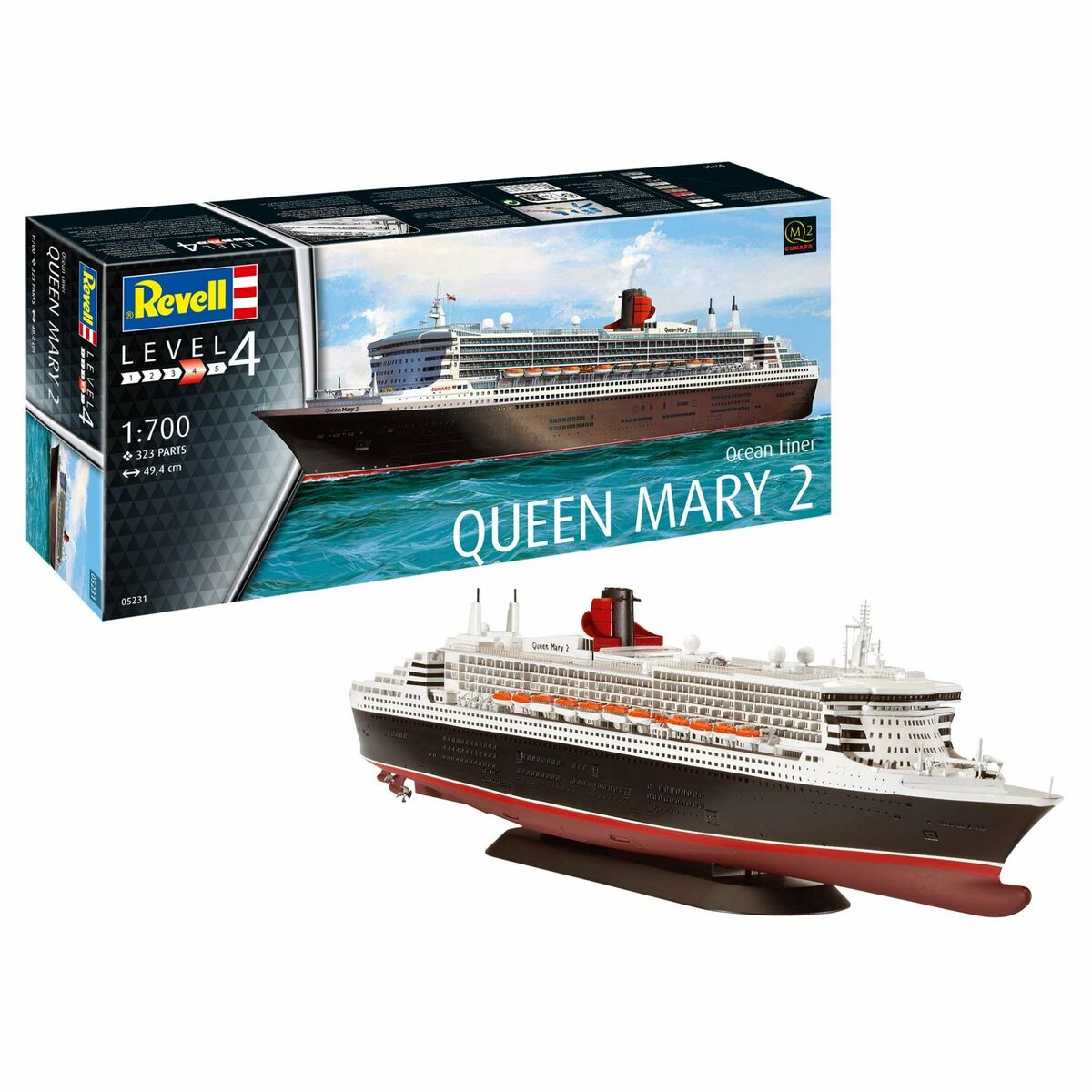 1/700 Ocean Liner Queen Mary 2