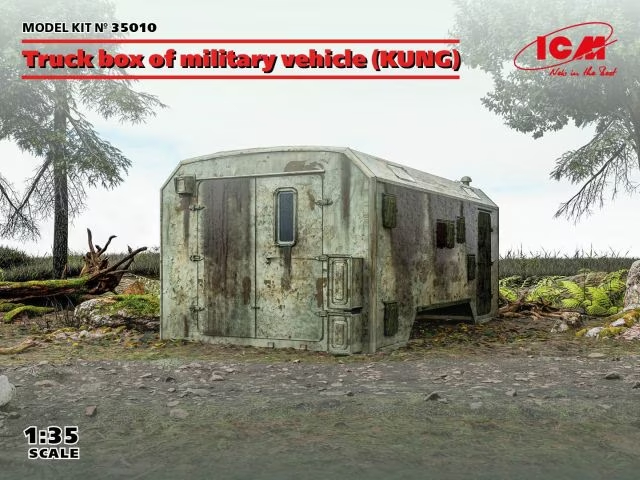 1/35 Truck box of military vehicle (KUNG