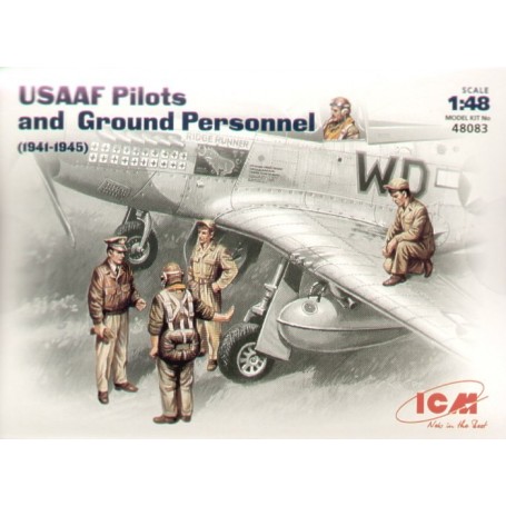 1/48 USAAF PILOTS AND GROUND  PERSONNEL