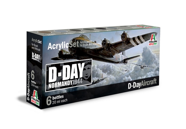 ACRYLIC SET D-DAY AIRCRAFT NORMANDY 1944