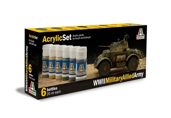 ACRYLIC SET WWII MILITARY ALLIED ARMY