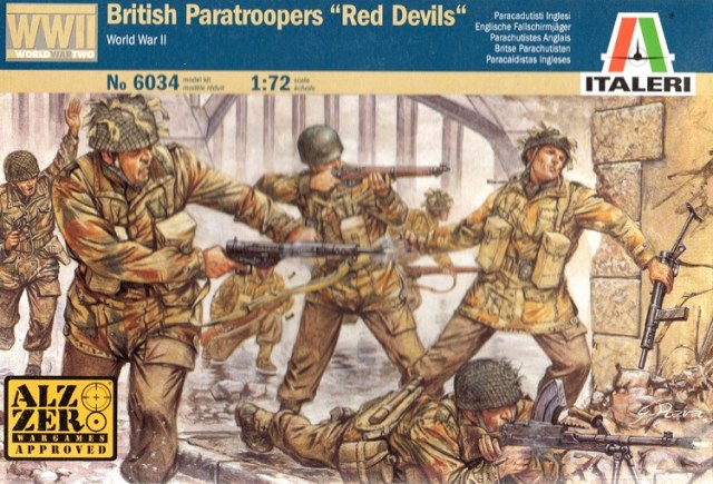 1/72 BRITSH PARATROOPERS RED DEVILS