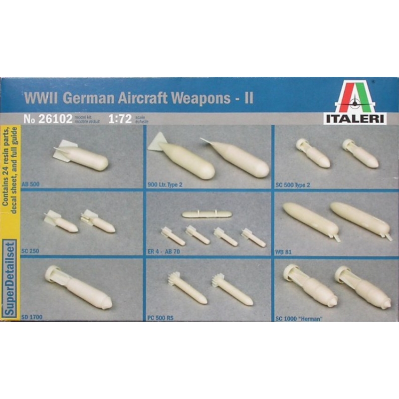 1/72 GERMAN AIRCRAFT WEAPONS