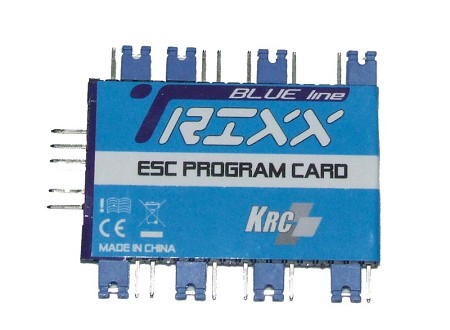 Trixx Programcard Blue Line