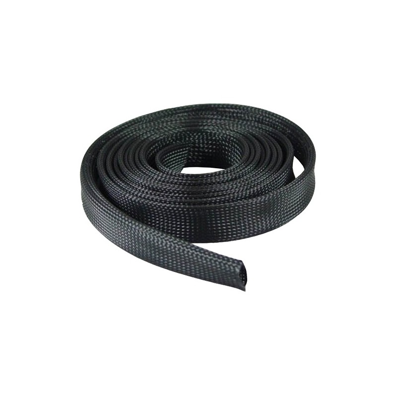 Guaina nera espandibile PVC 5mm 1m