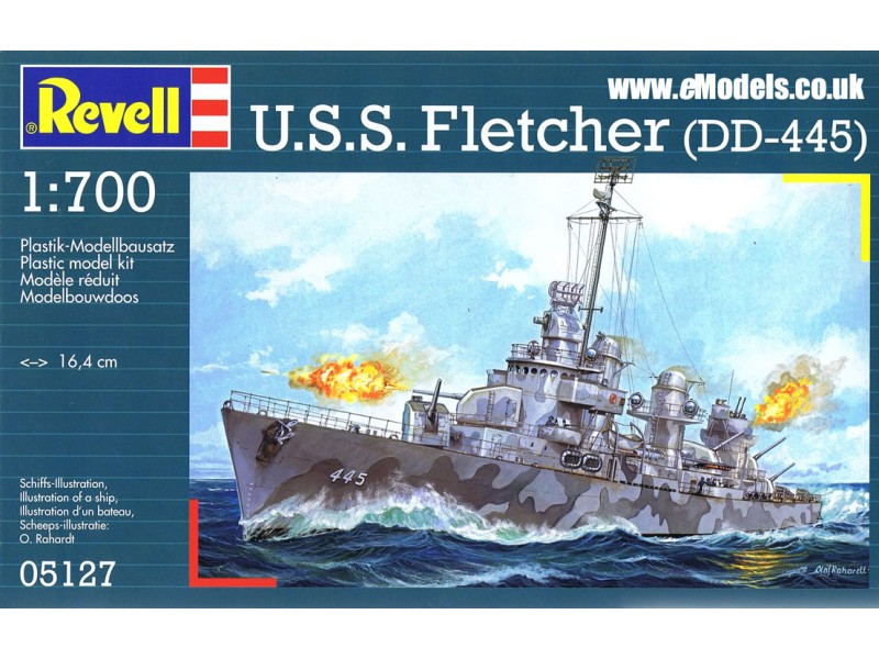 1:700 U.S.S. FLETCHER DD-445