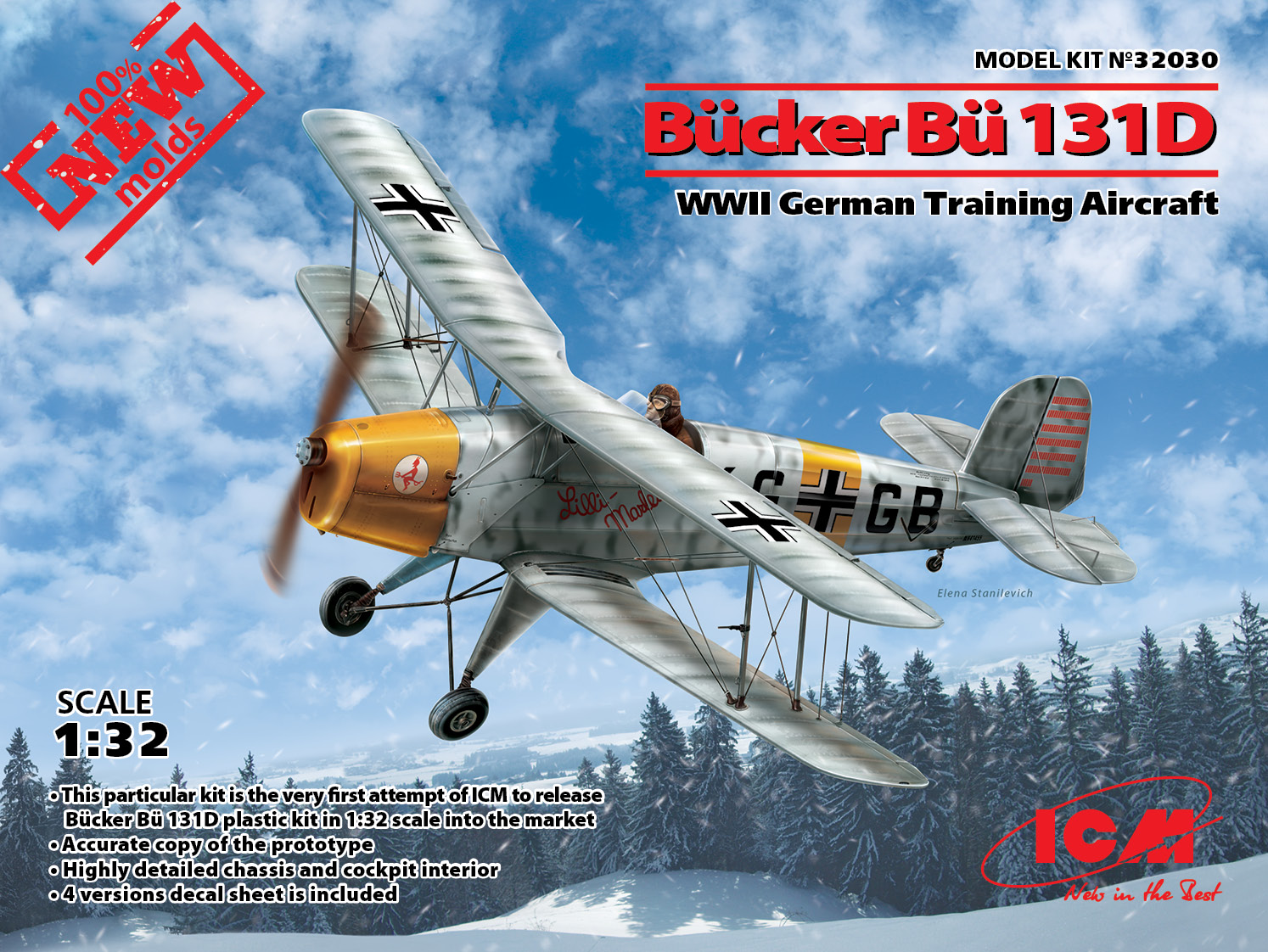 1/32 BUCKER BU 131D WWII GERMAN TRAINING AIRCRAFT