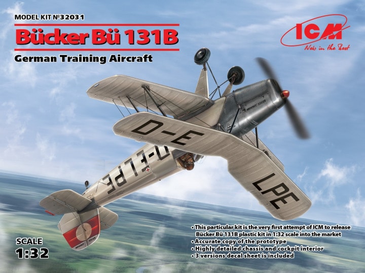 1/32 Bucker Bu 131B, German Training Aircraft