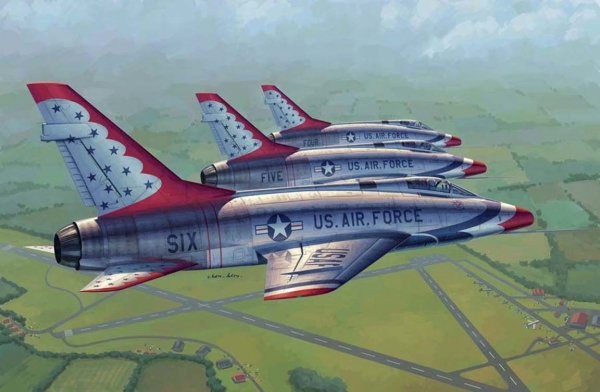 1/32 F-100 D THUNDERBIRDS LIVERY
